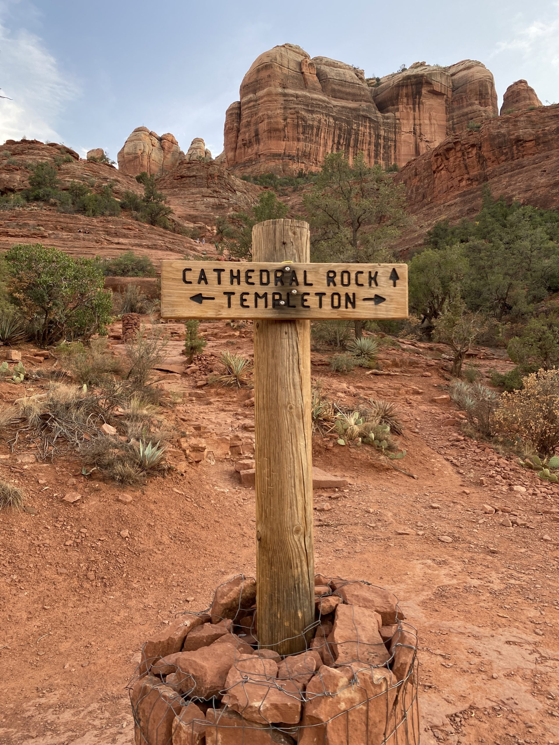 Cathedral Rock and Templeton Trail Sign