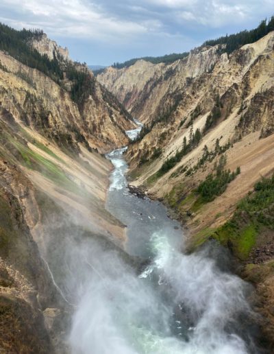 River Running Through Canyon