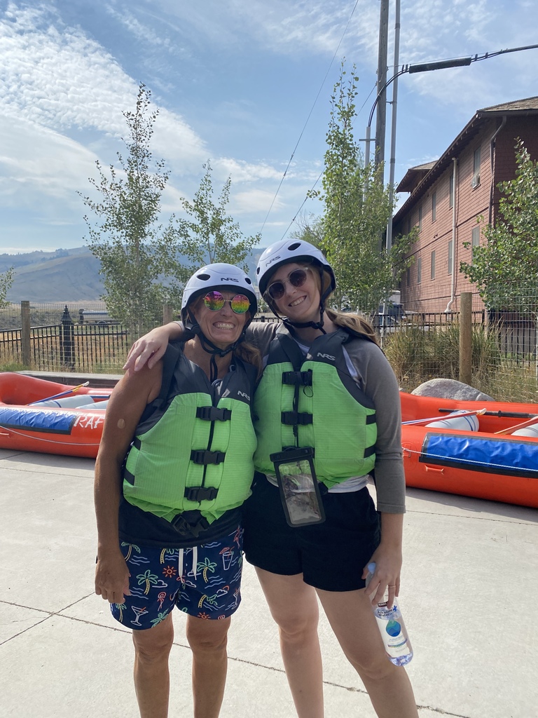 Two Girls in Life Jackets