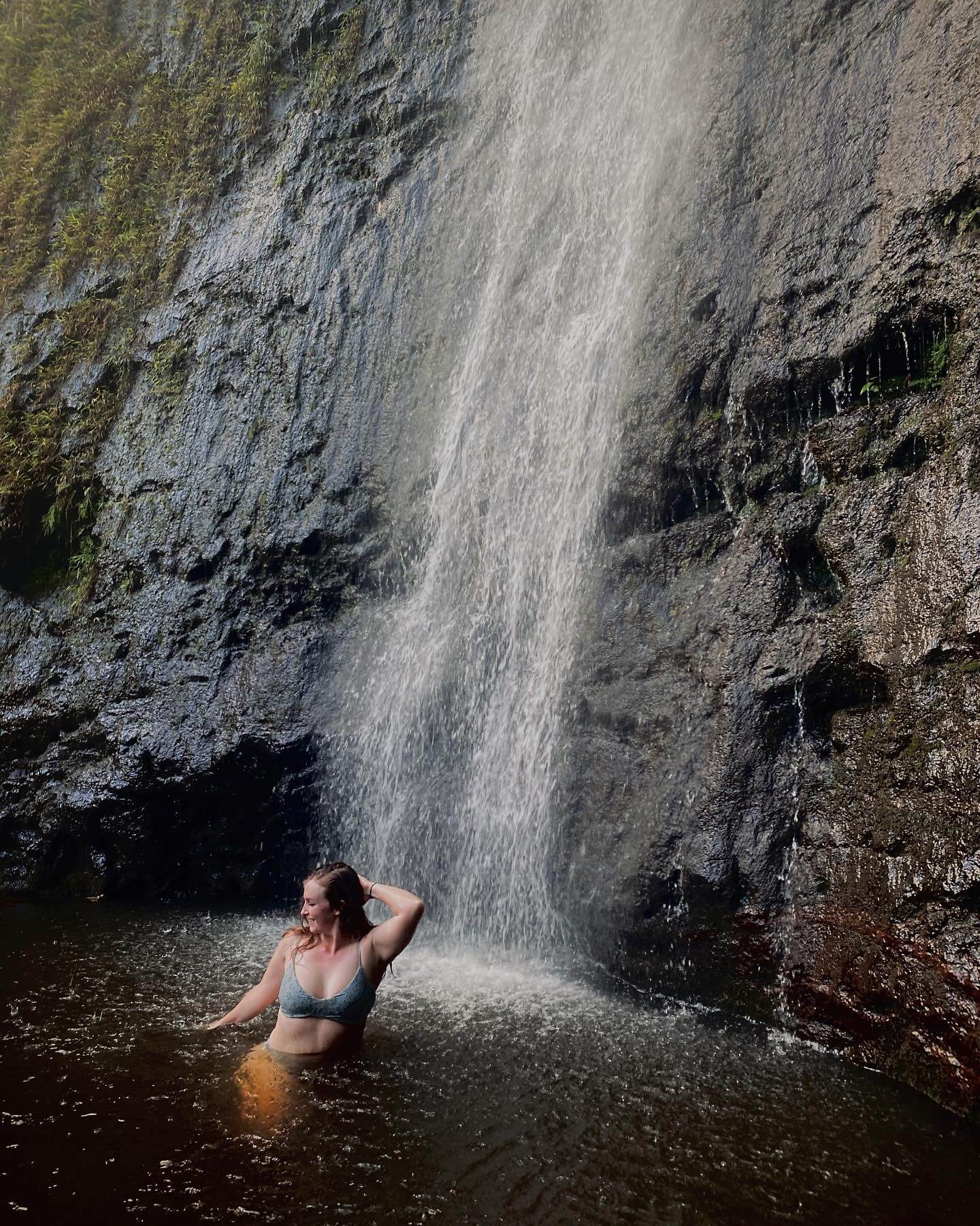 Swim Under Manoa Falls