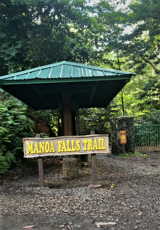 Trailhead Sign at Manoa Falls