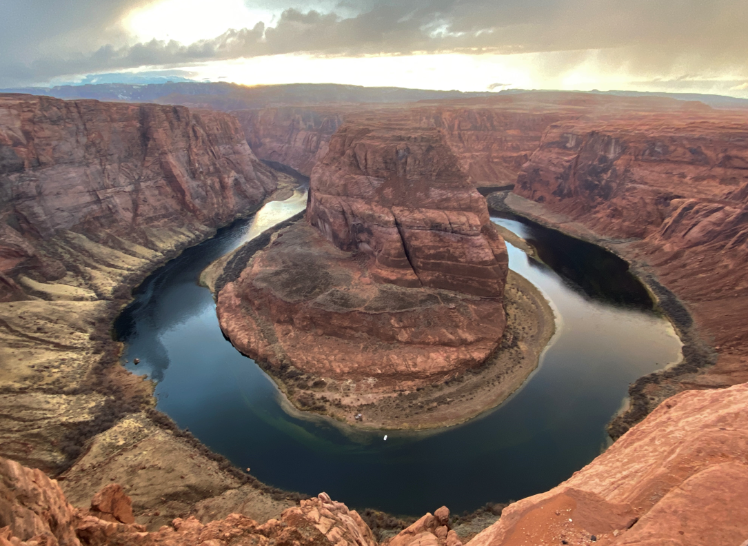 Horseshoe Bend Around 6:00pm