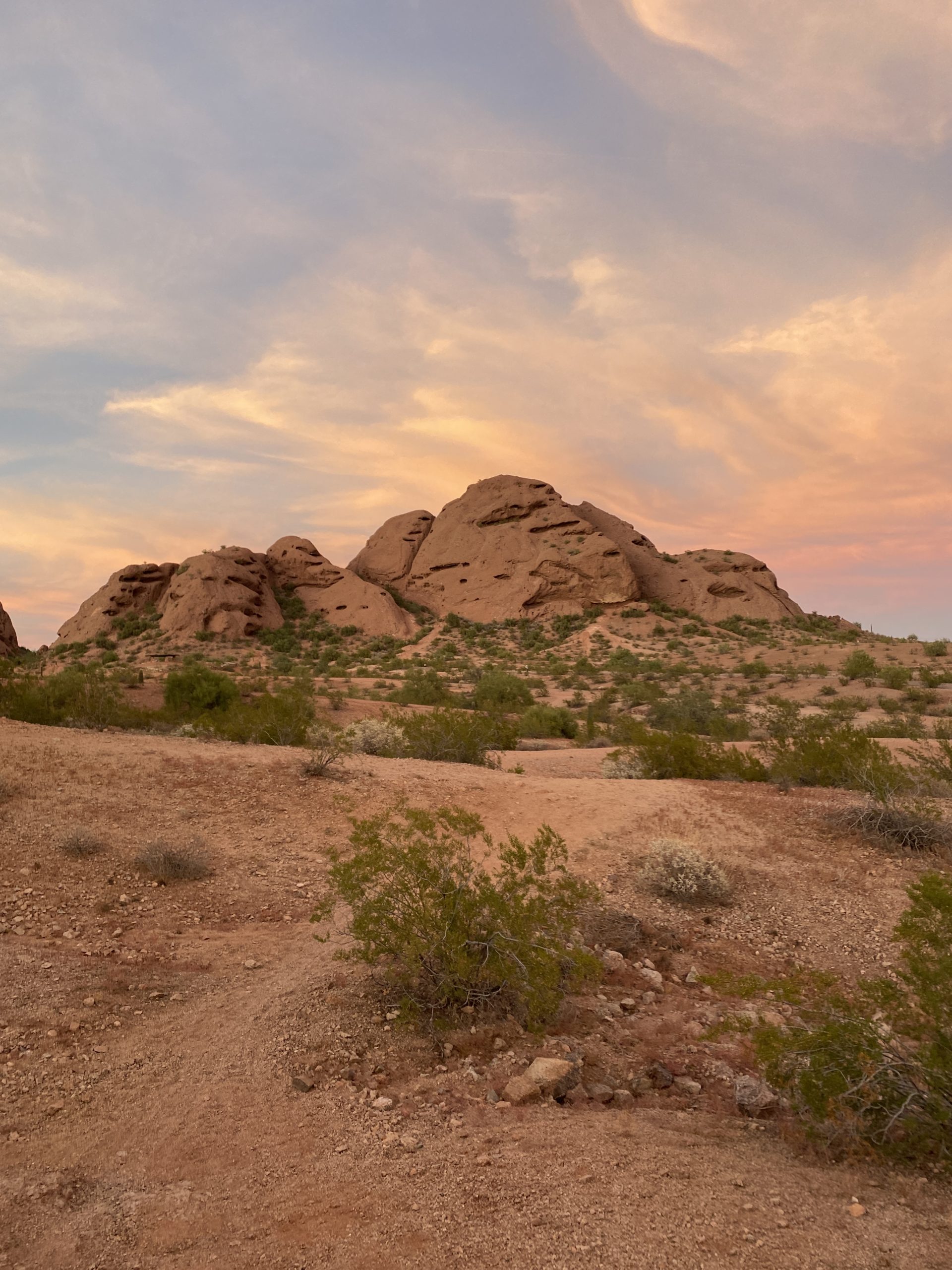 View of Papago Park from the South