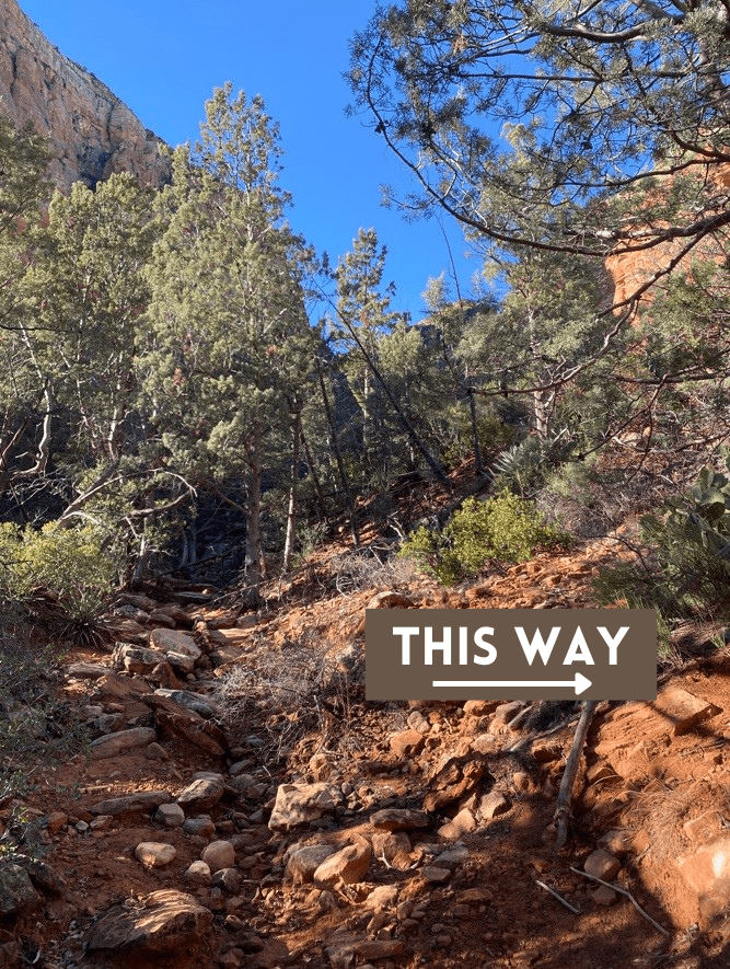 Trailhead Sign in Sedona