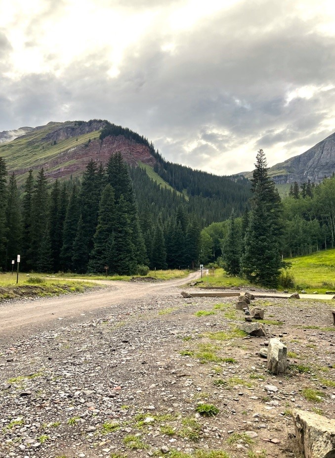 hiking to south mineral fork creek