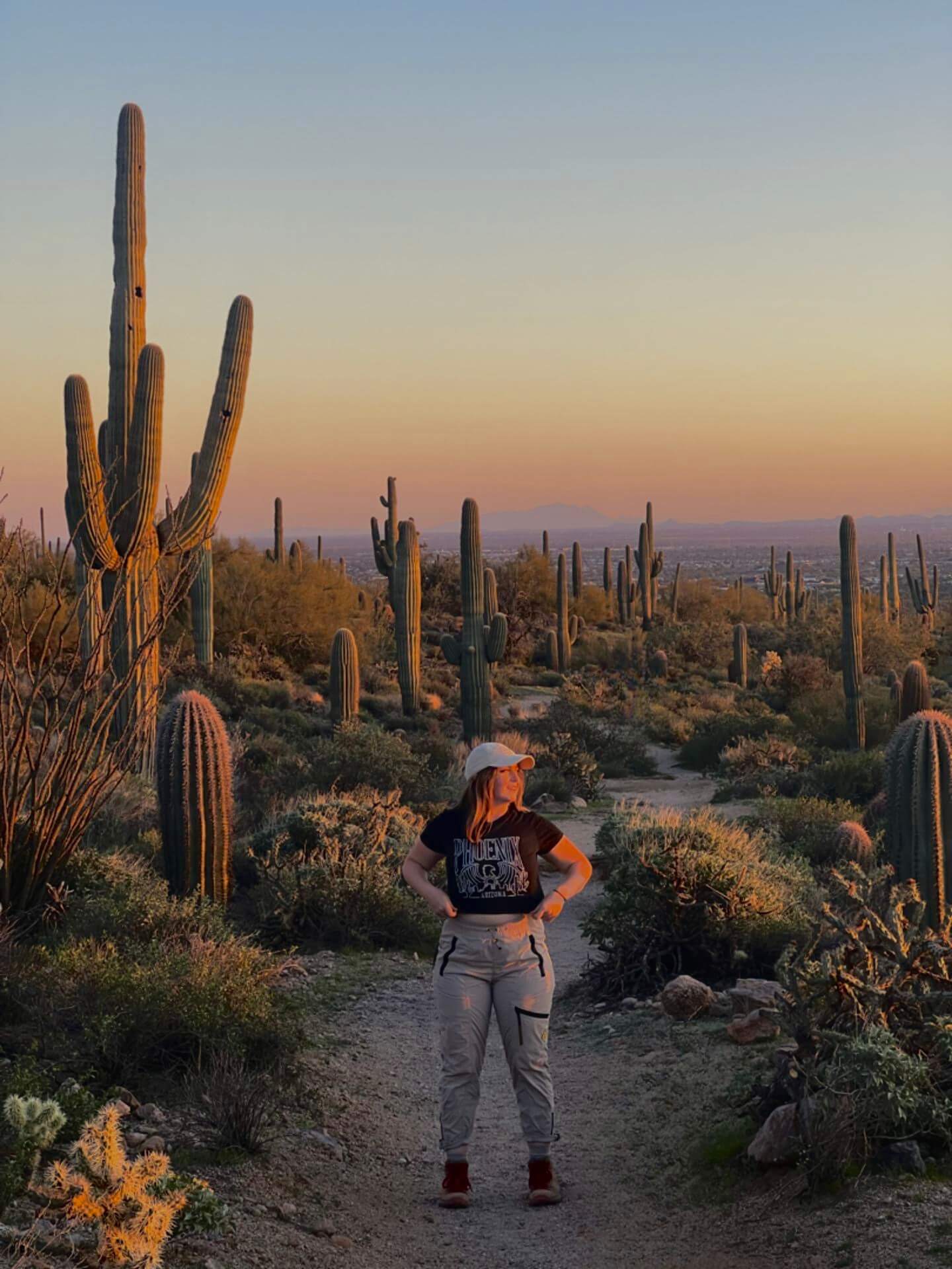 Sunset at Pass Mountain Loop