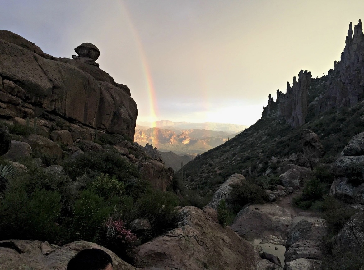 Weaver's Needle at Sunset