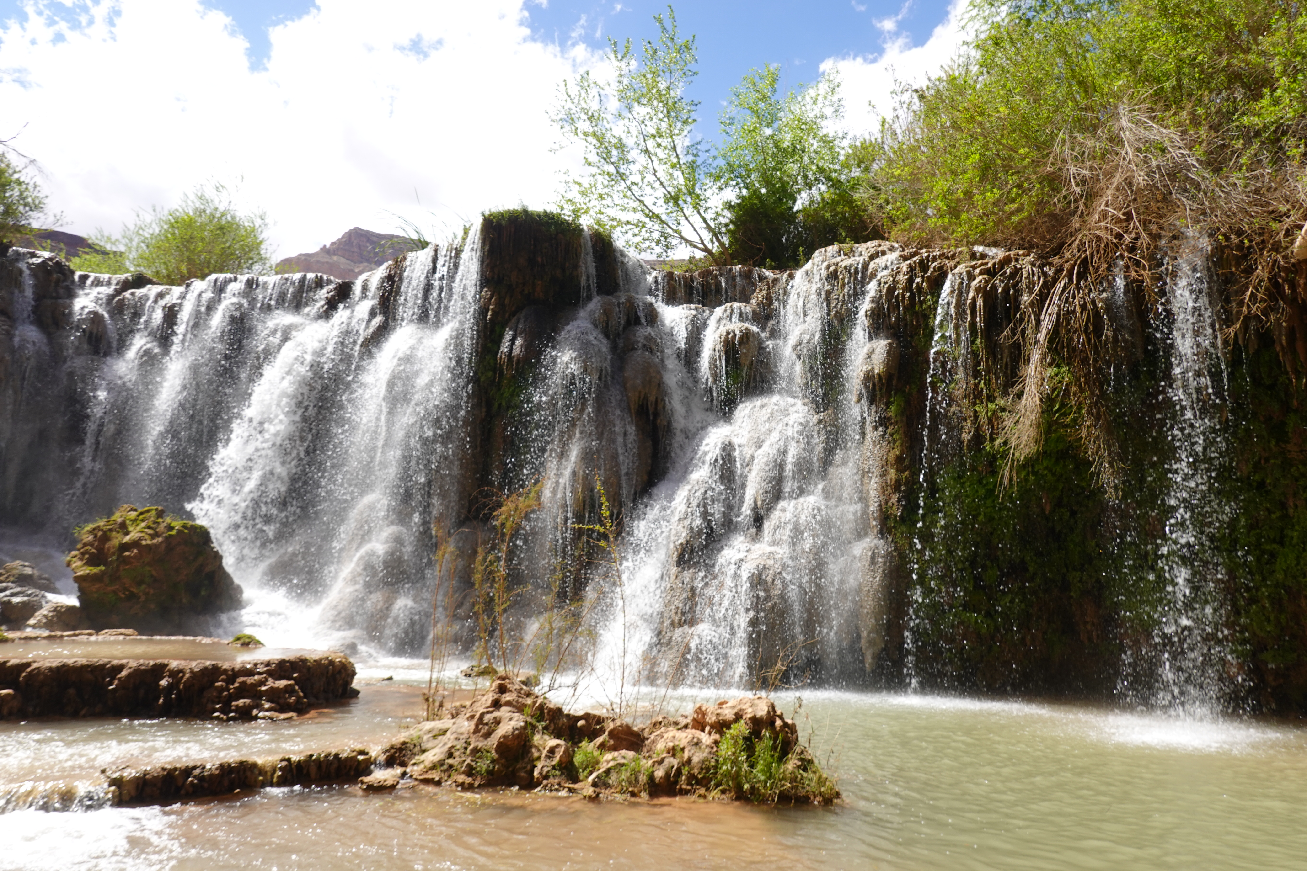 Waterfall in Havasupai