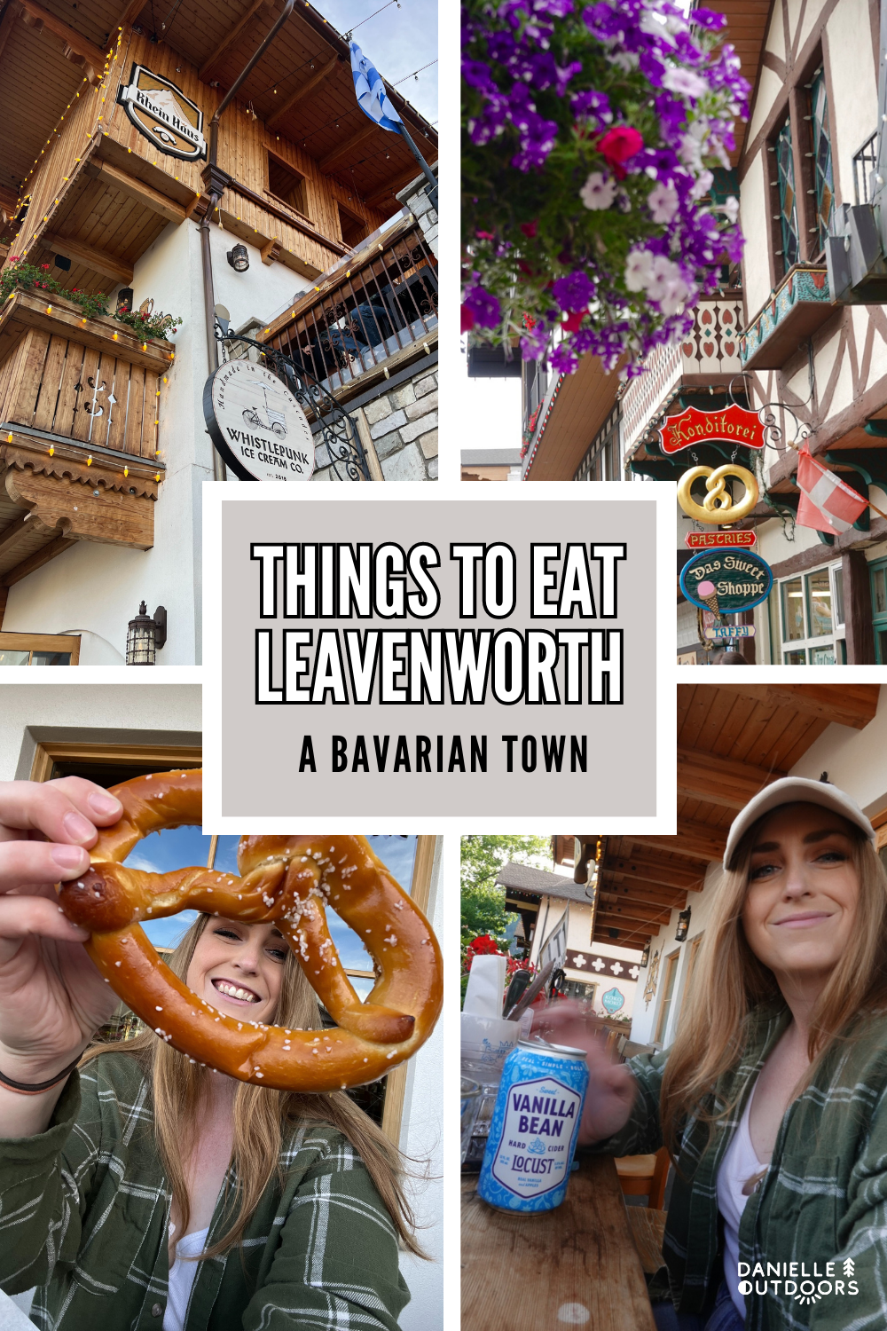 Multiple Photos of Food in Leavenworth