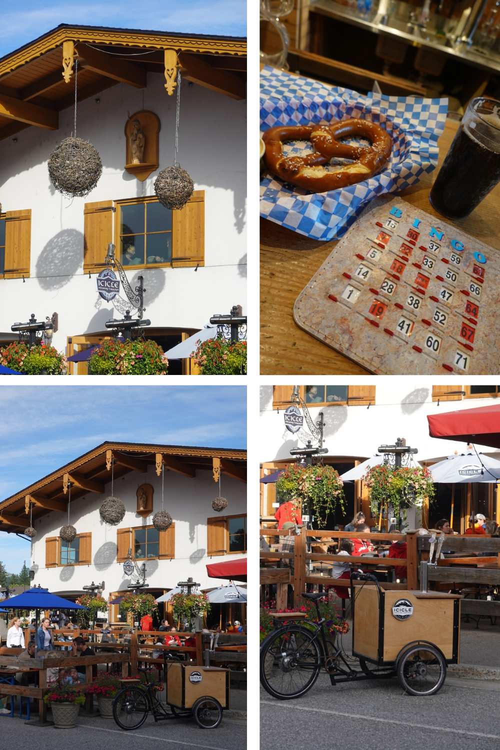 Multiple Photos of a restaurant in Leavenworth