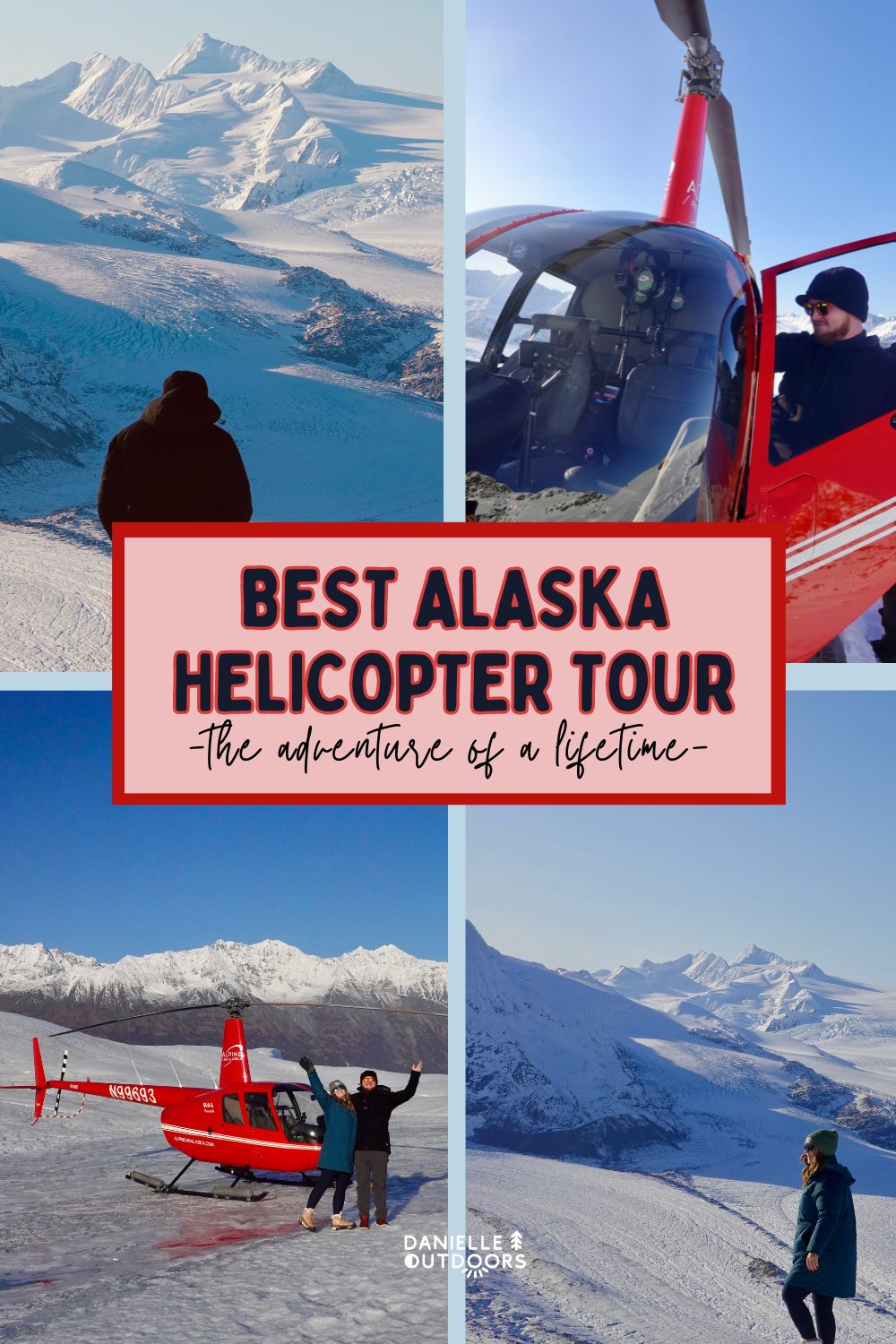 photos of an alaska helicopter tour