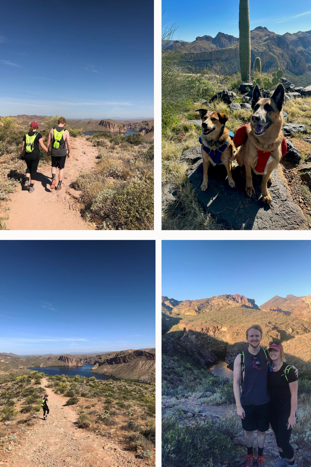 boulder canyon hike in the superstition mountains