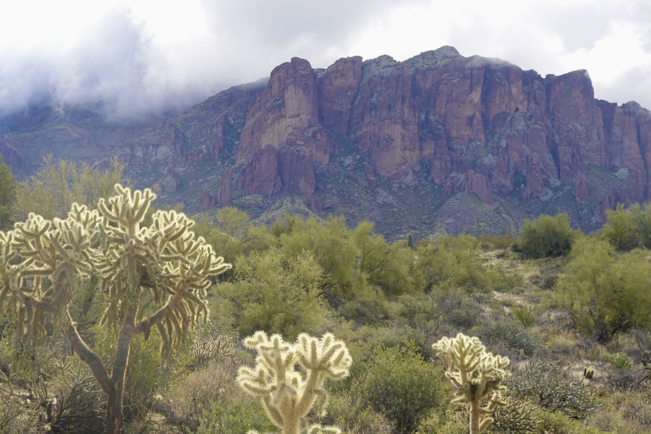 views on the canyon of the waterfall trail