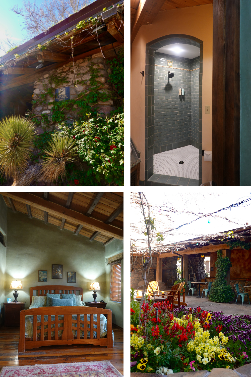 photos of a botique hotel in sedona arizona