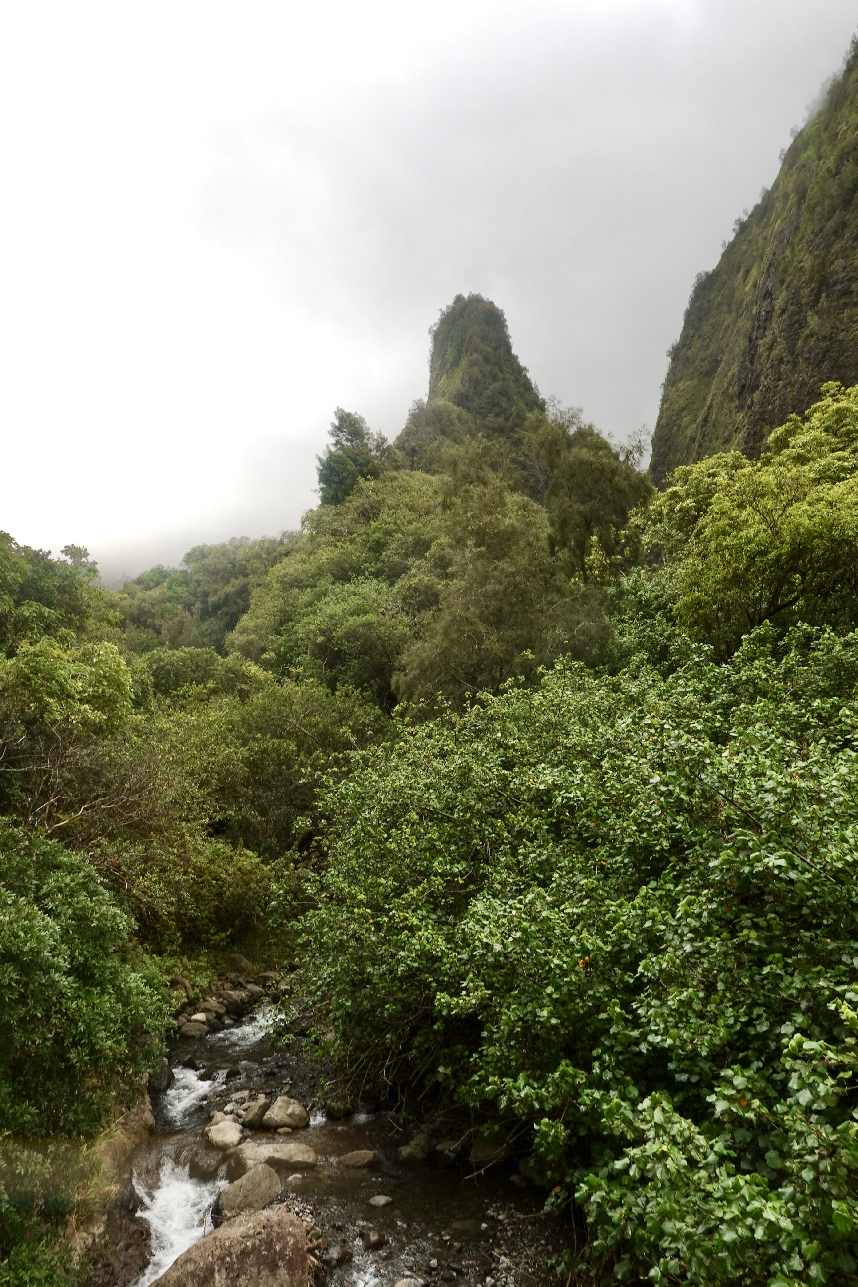 Clouds over Iao Valley