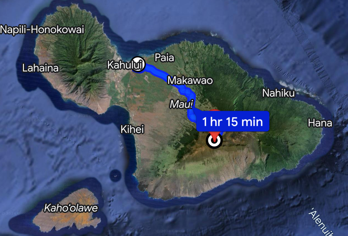 parking directions for blowhole in maui