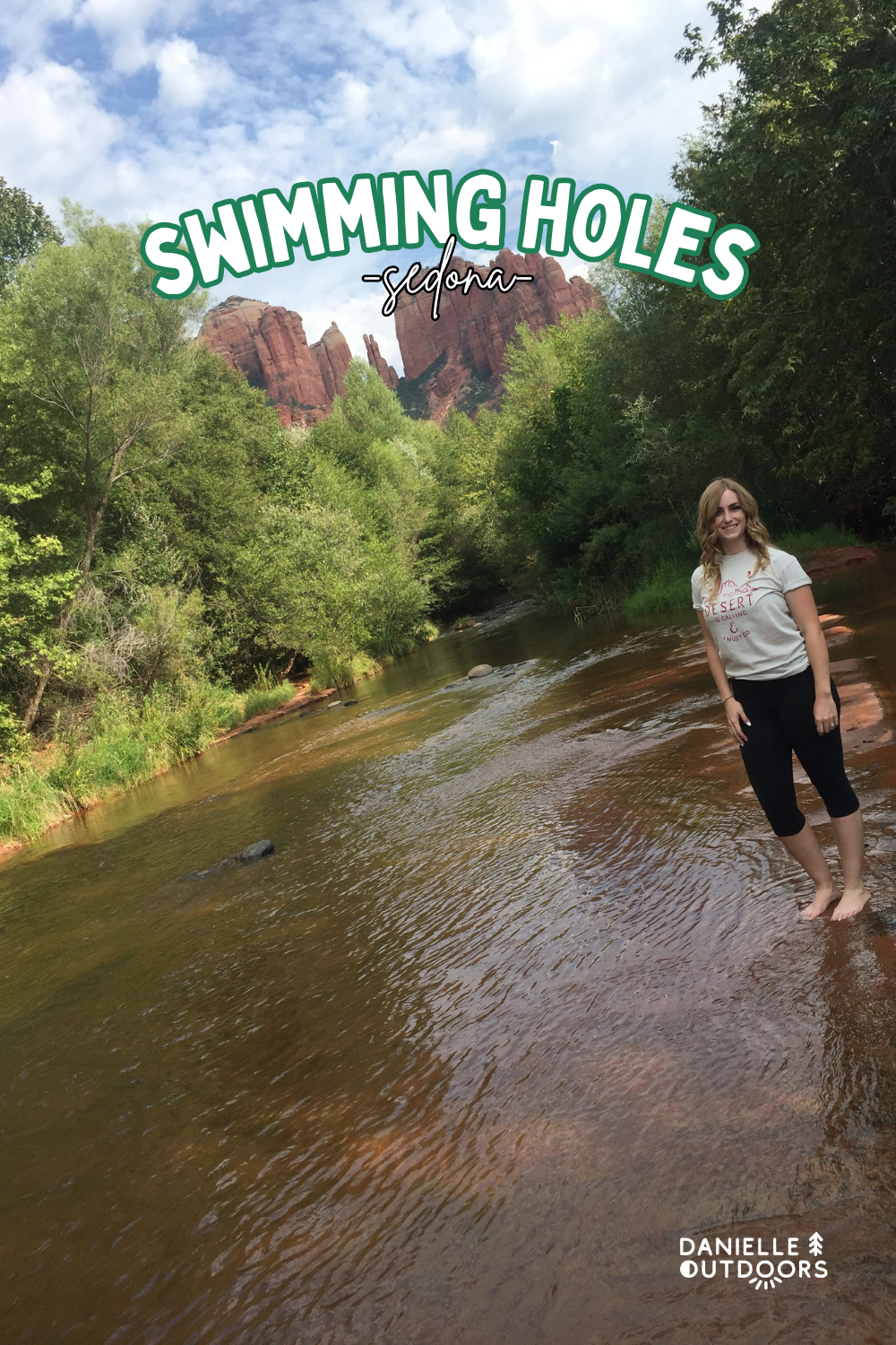 pinterest pin of swimming holes in arizona