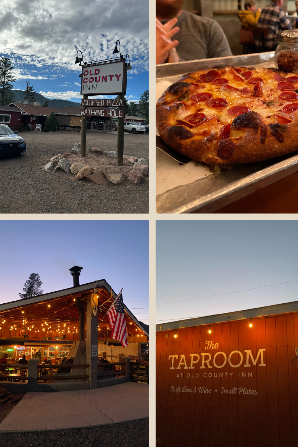 photos of a pizza joint in northern arizona