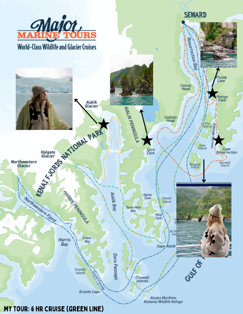 map of kenai fjords boat tours