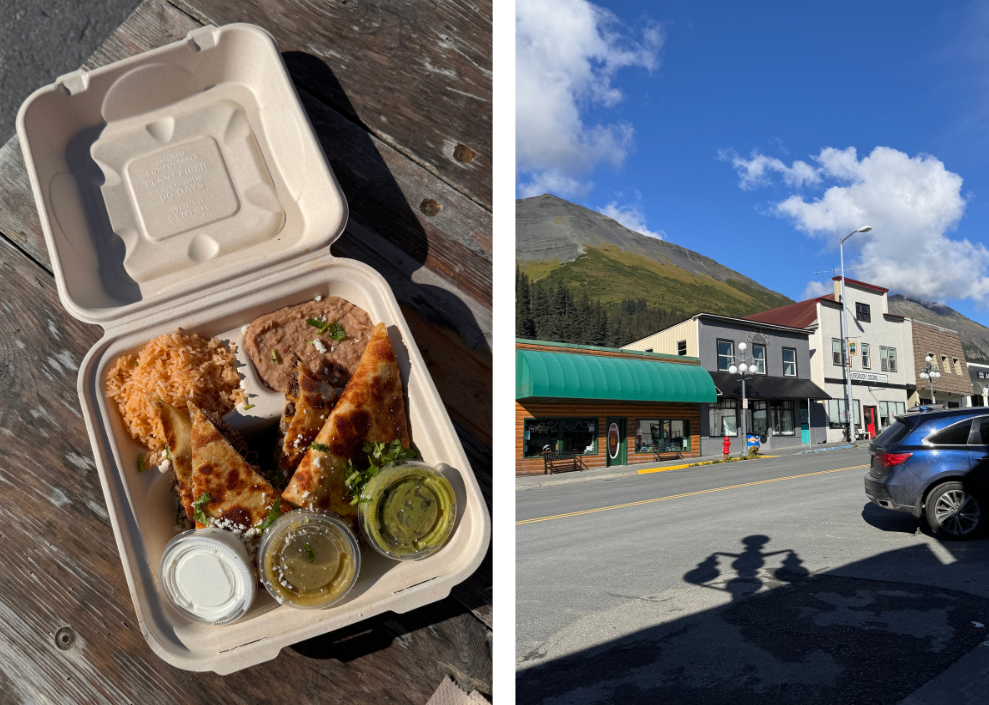 photos of food in downtown seward alaska