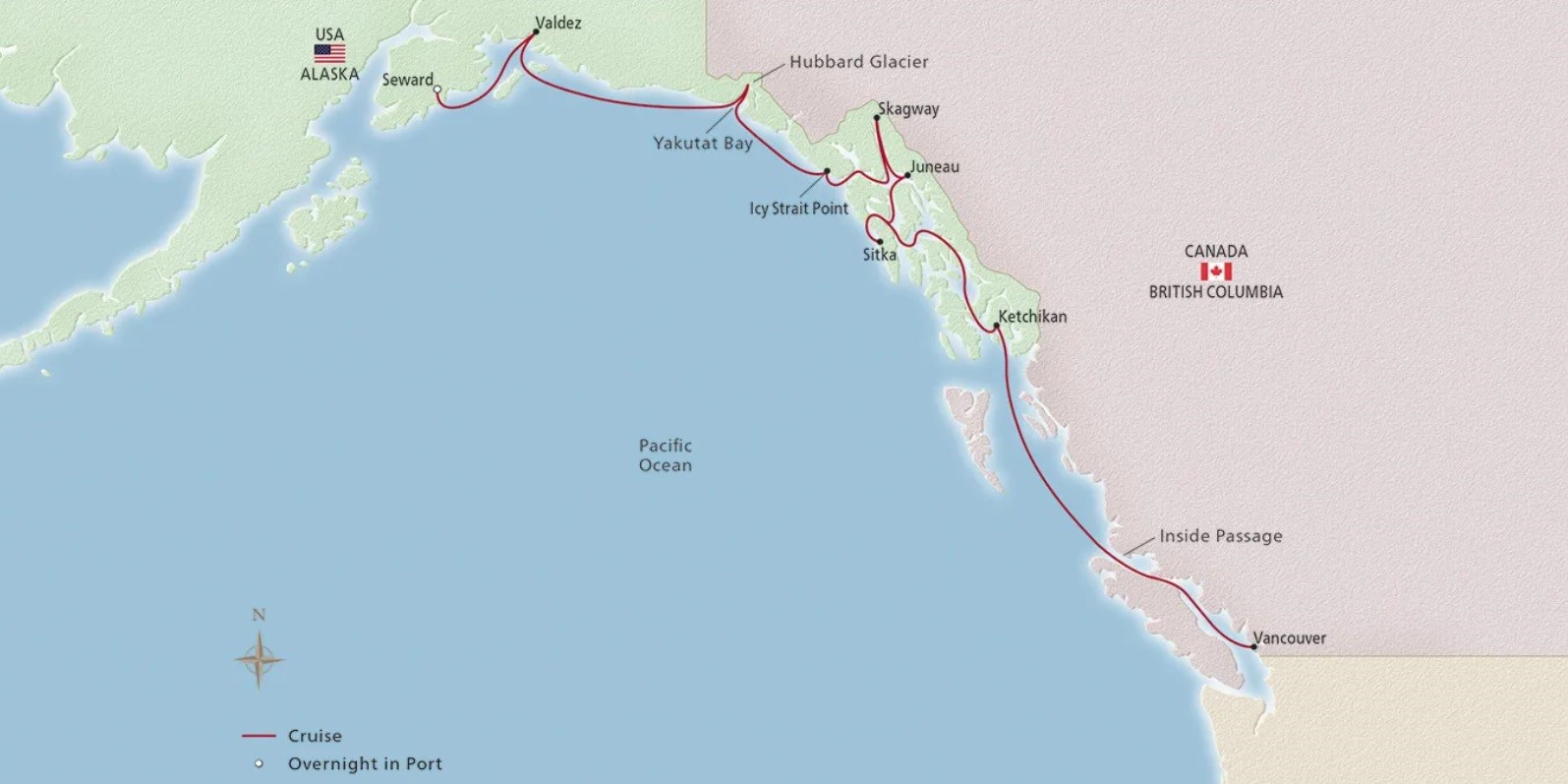 map of kenai fjords boat tours