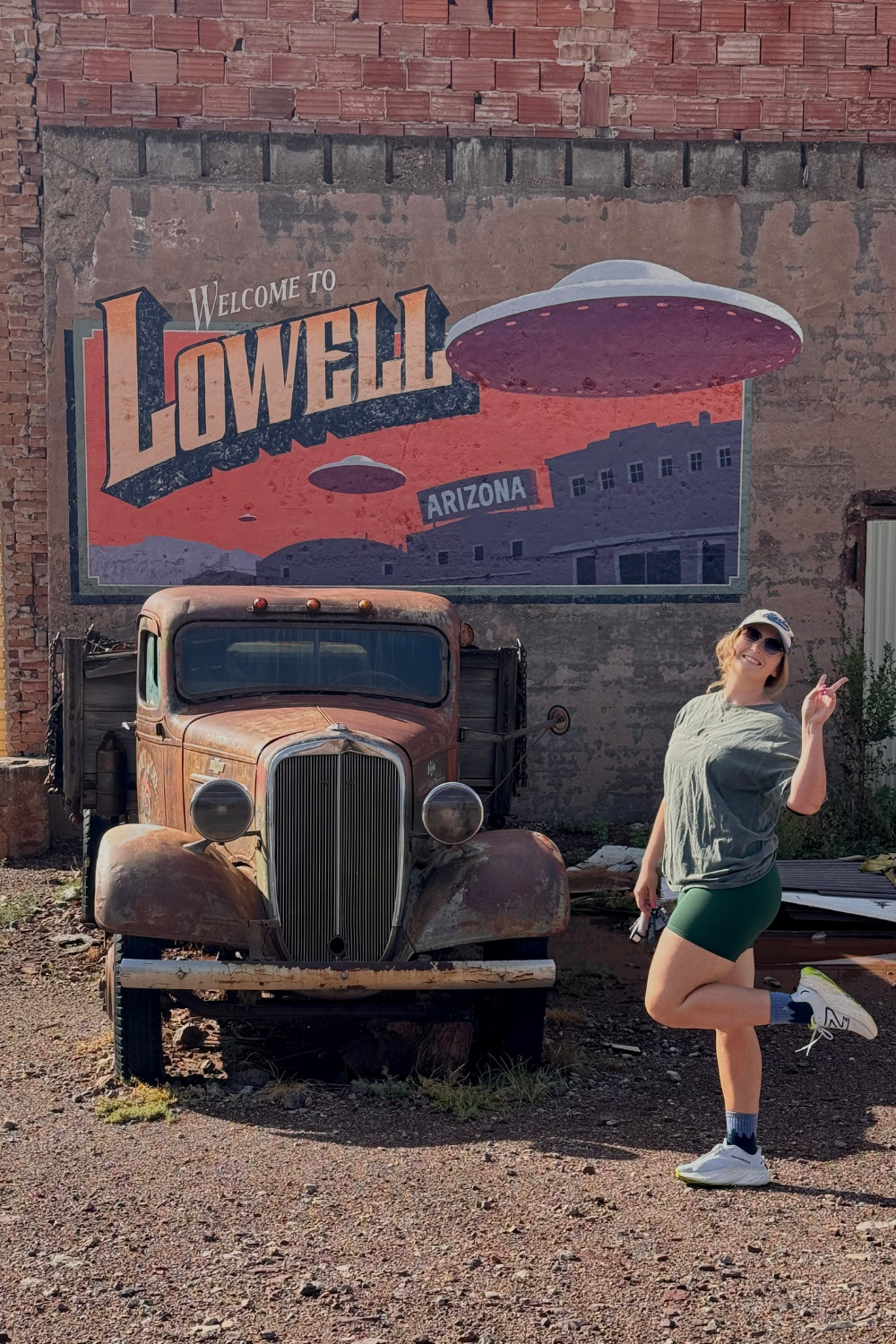 historic mural in lowell arizona