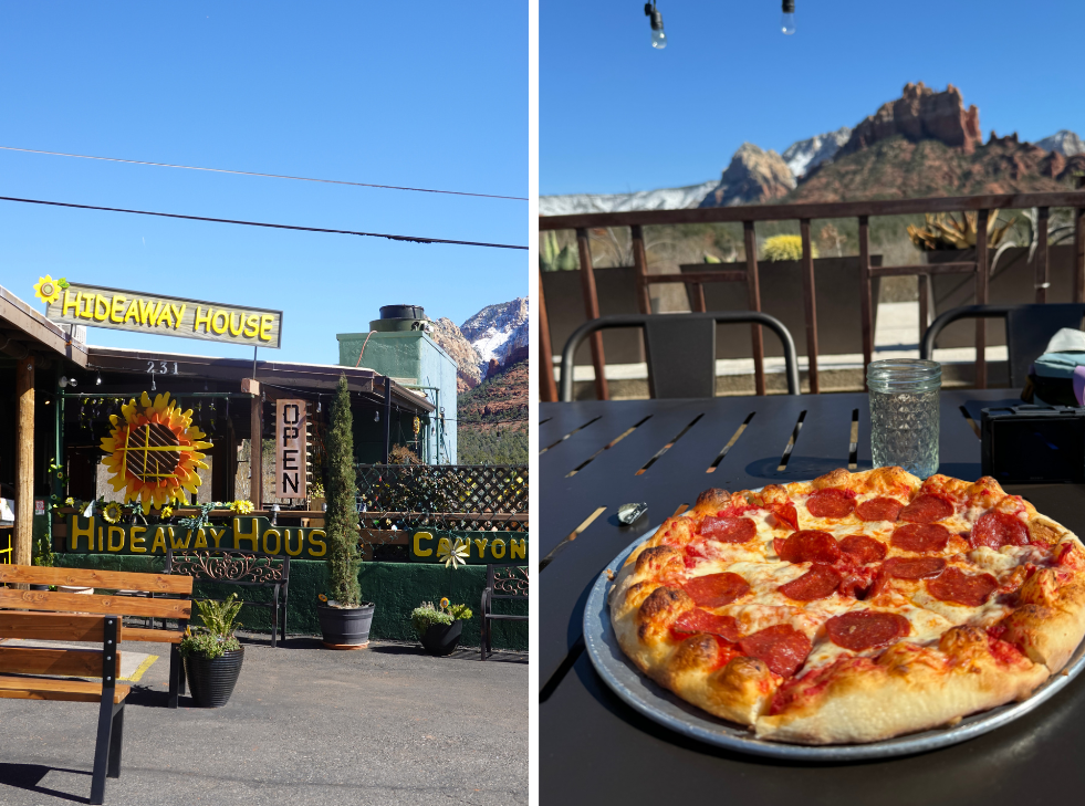 photos of a coffee shop in sedona