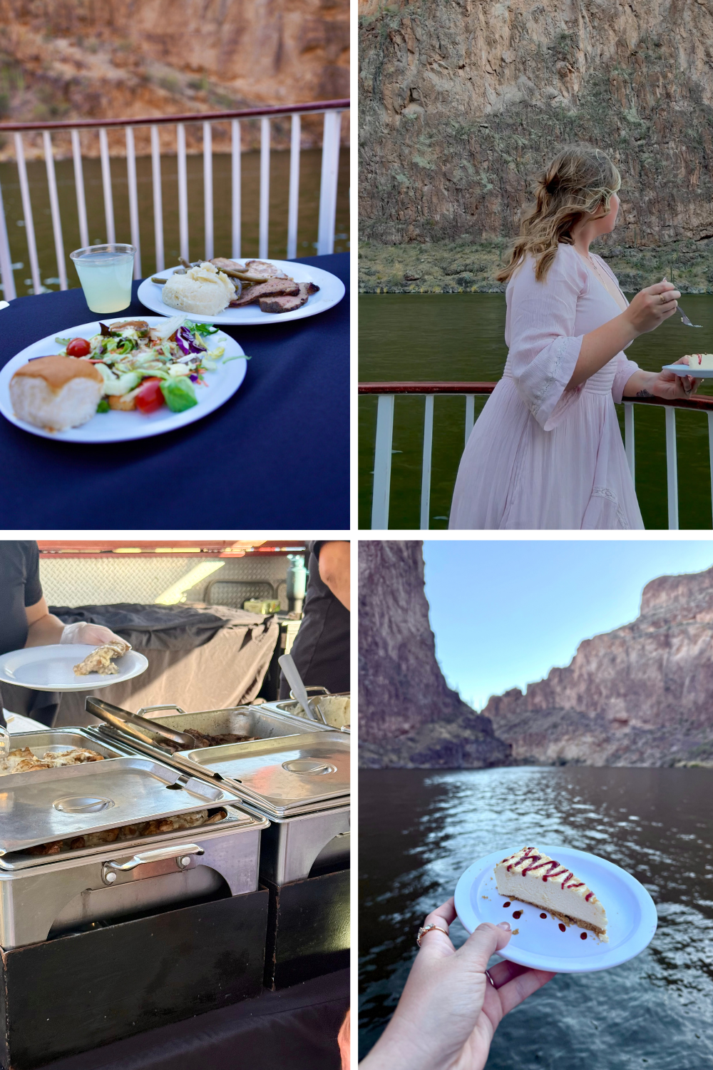 dinner on dolly steamboat photos of a meal on dolly steamboat on canyon lake