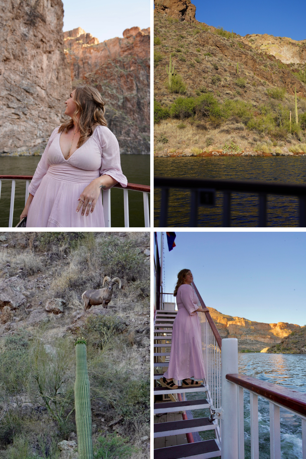 dolly steamboat views photos of a girl on a boat in arizona