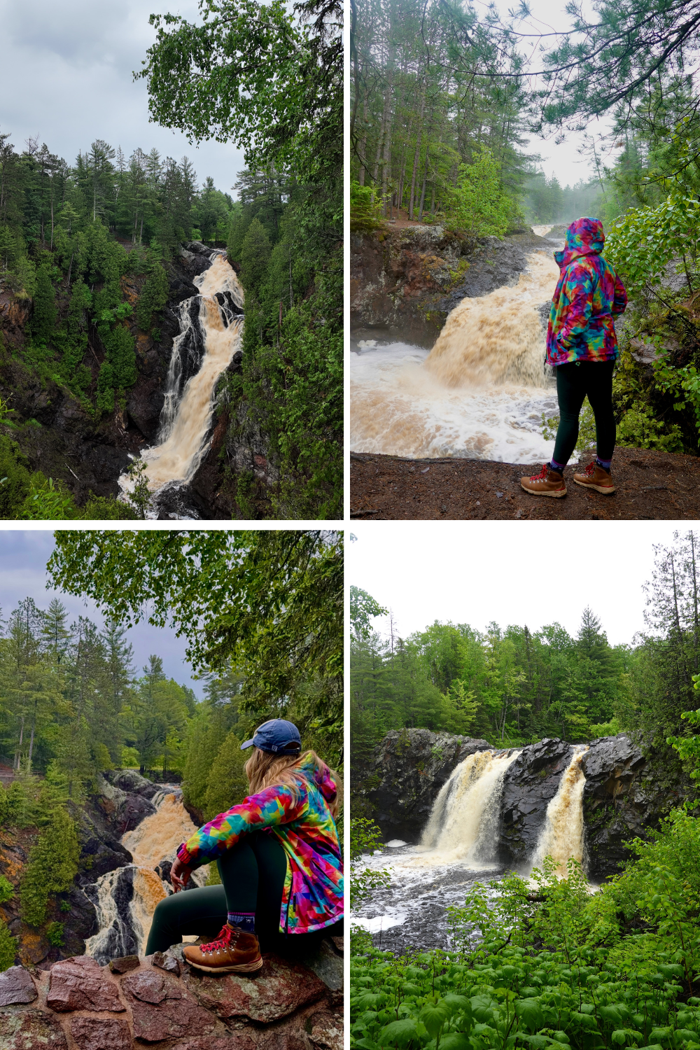 waterfalls ferry to madeline island in apostle islands