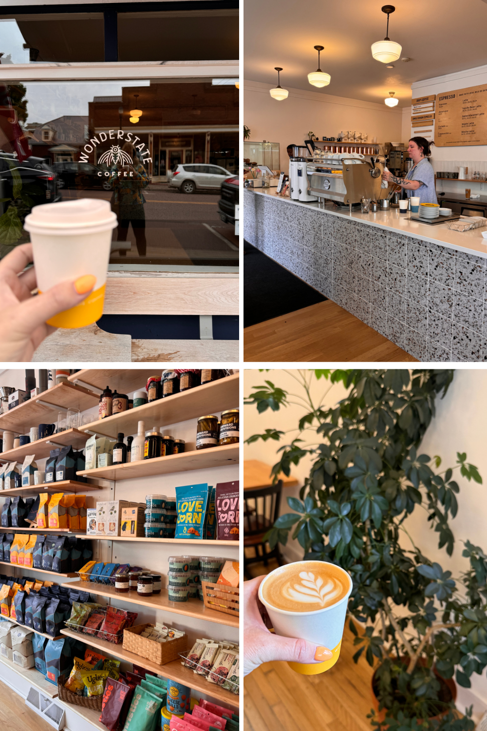 wonderstate coffee photos of a coffee shop in bayfield, wi