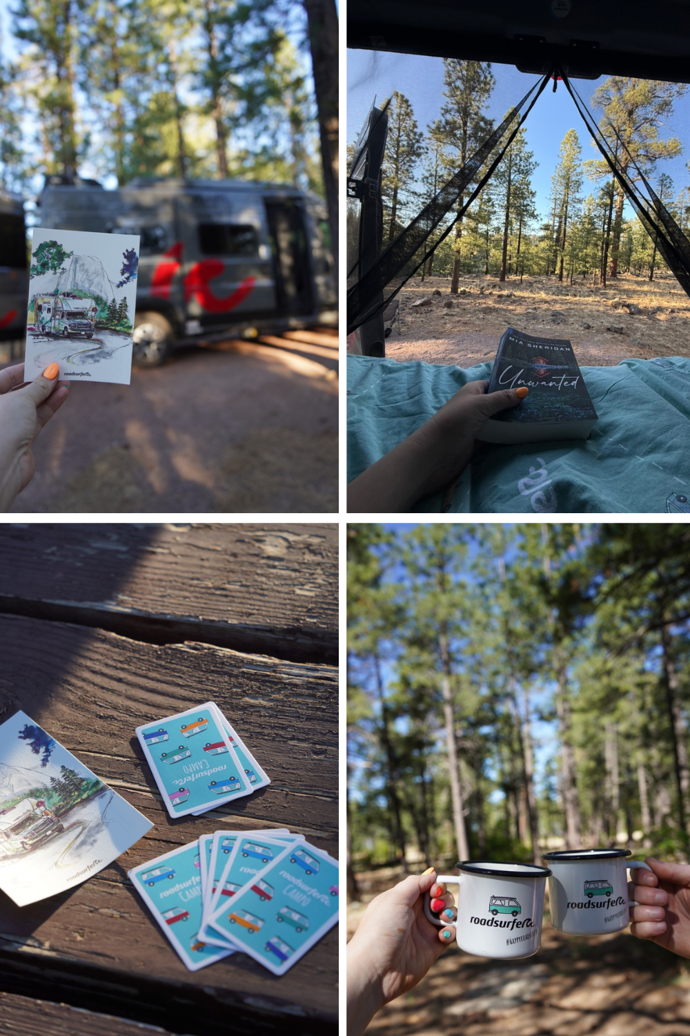 roadsurfer van photos of features of the roadsurfer camper van rental phoenix