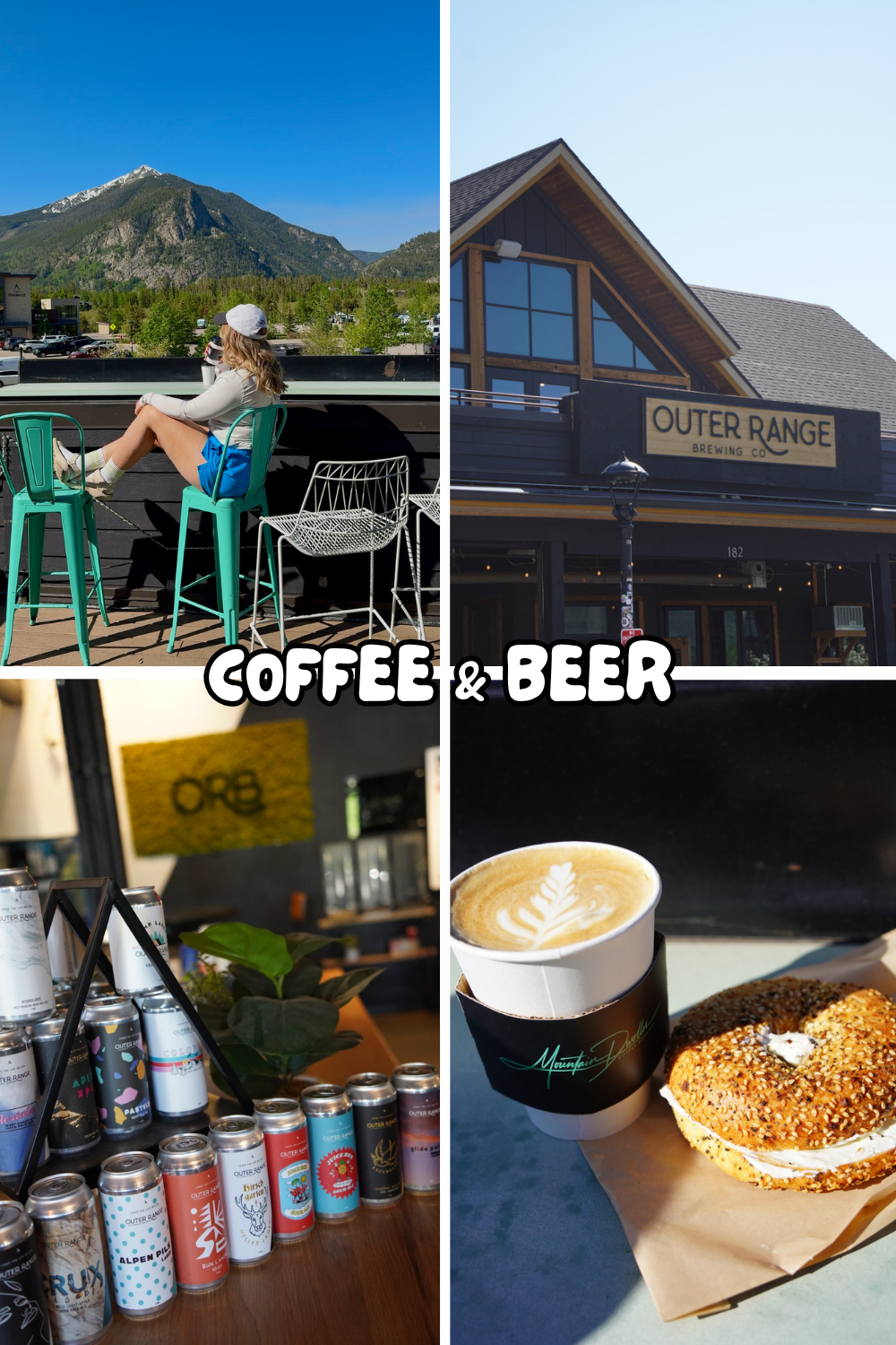 outer range brewing company combo coffee shop and brewery in frisco colorado