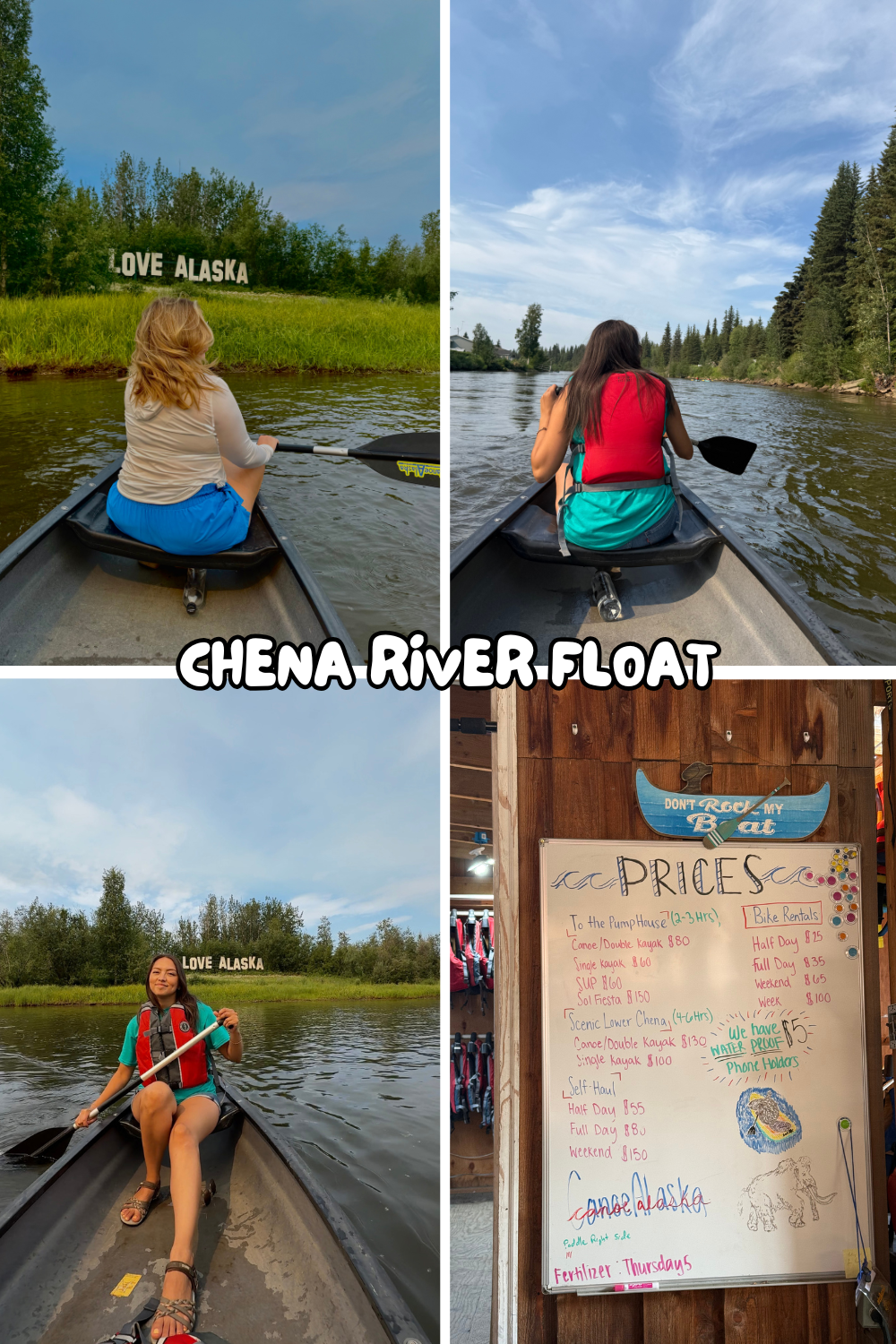 photos of floating the chena river in fairbanks alaska