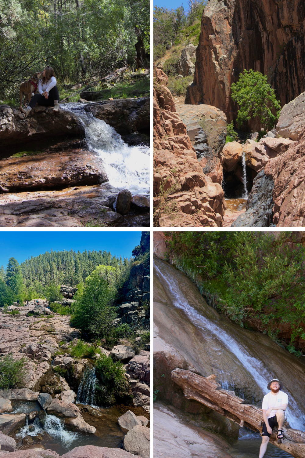 photos of hiking and water trails in payson arizona
