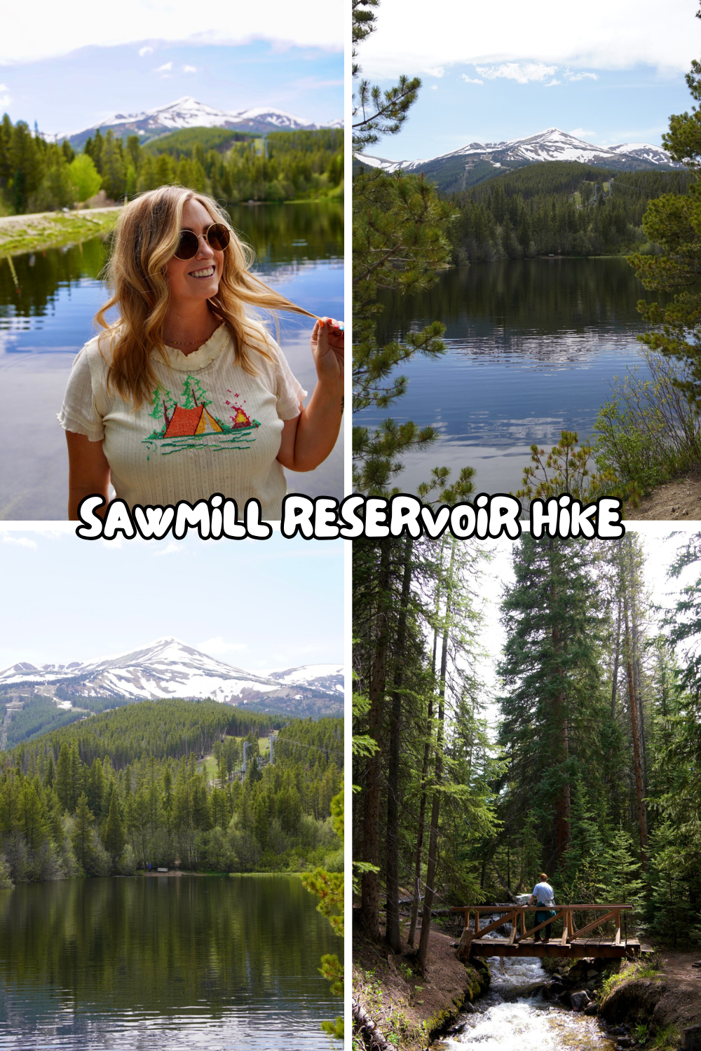 photos of a hike in breckenridge colorado