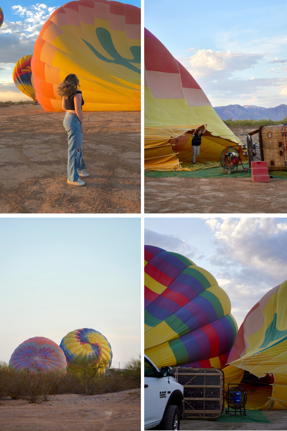 photos of hot air balloon launch out of phoenix