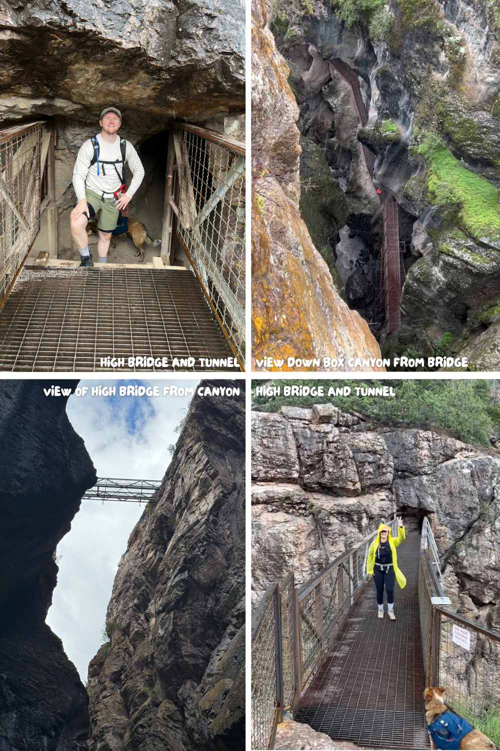 photos of high bridge at box canyon park