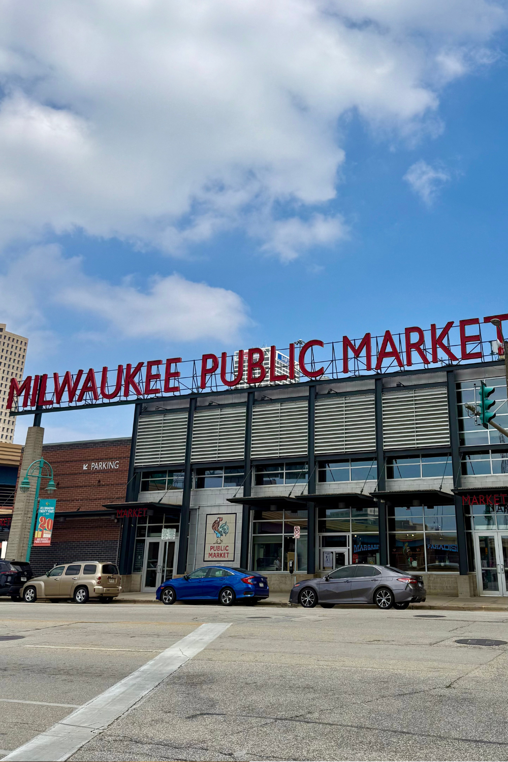 photo of a building reading milwaukee public market