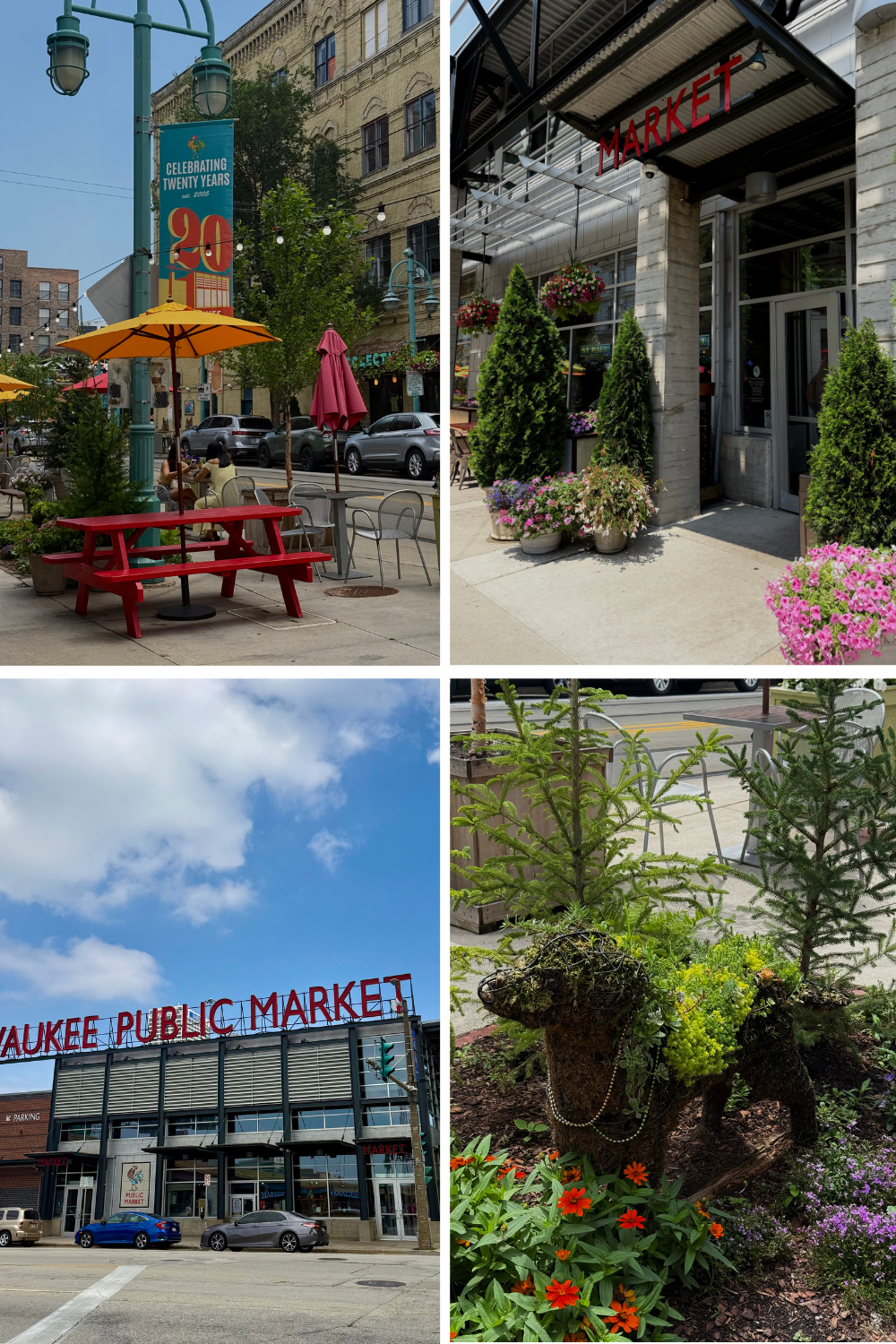 photos of the outside of milwaukee public market