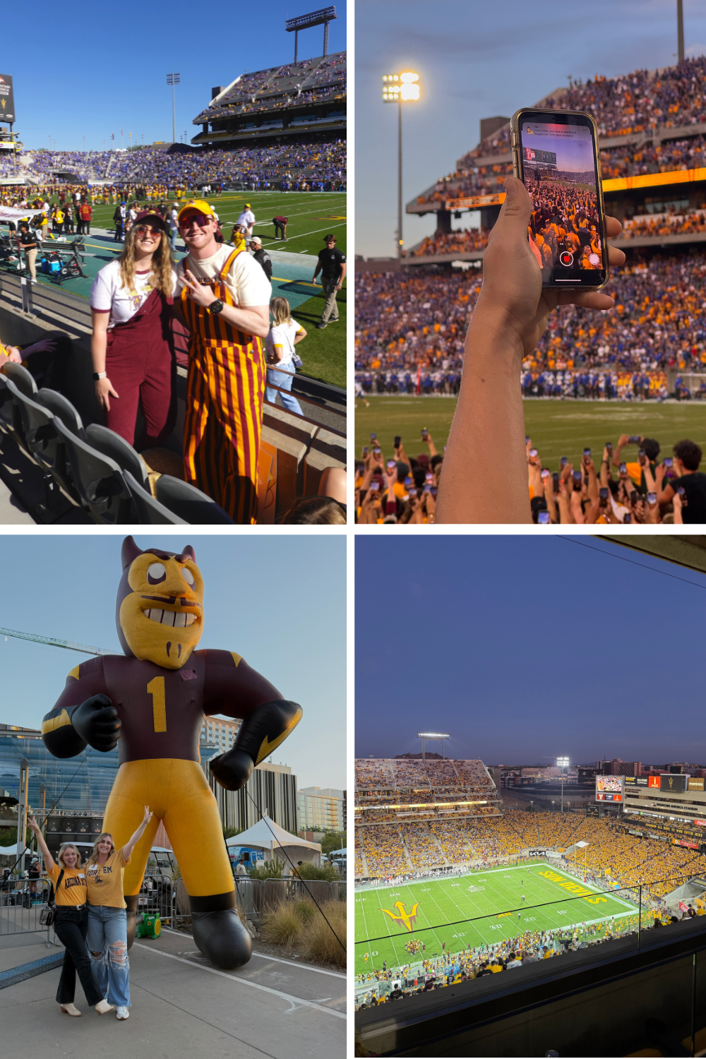 photos of arizona state university football game