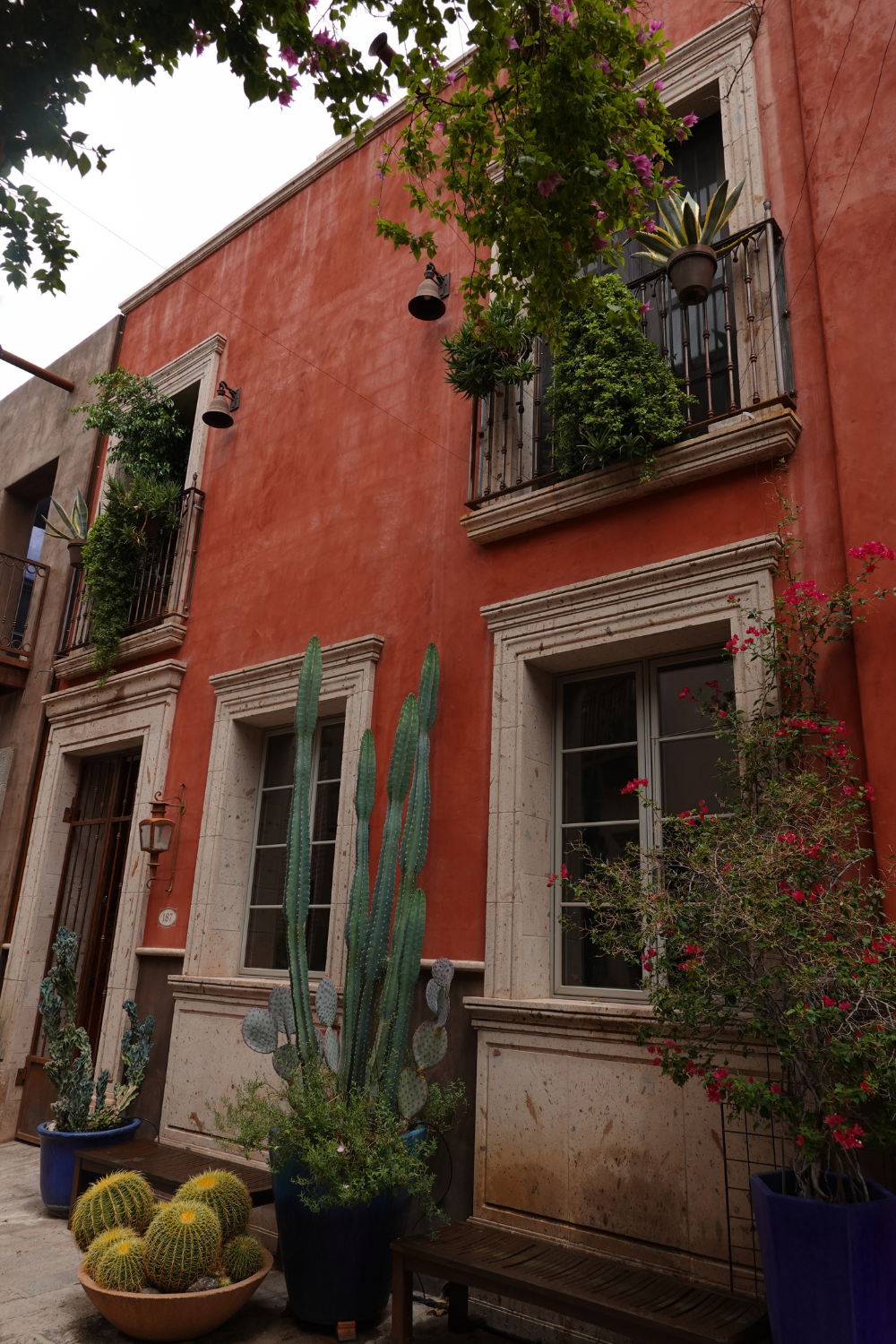 photo of a santa fe style building in tucson arizona