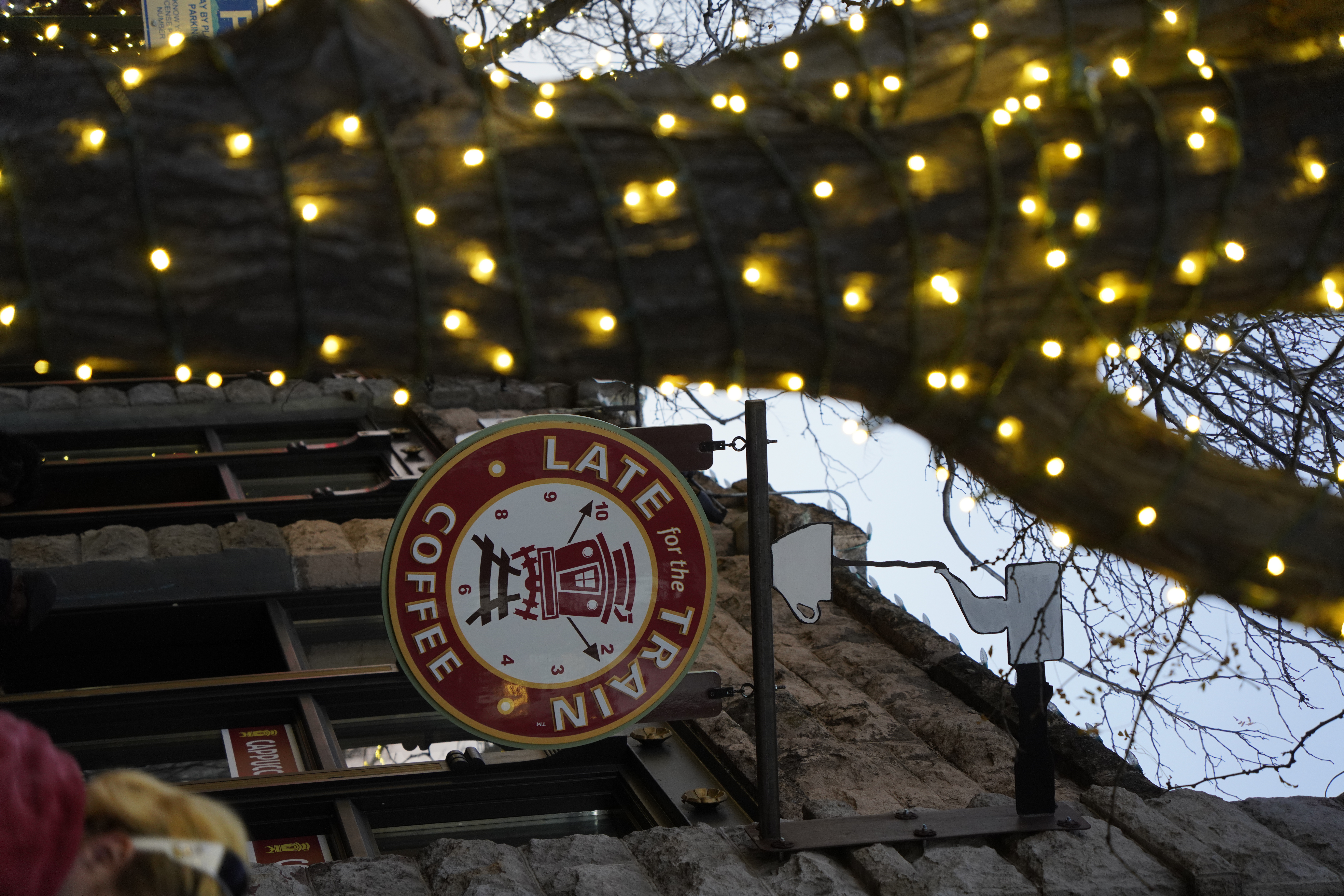 photo of late for the train coffee