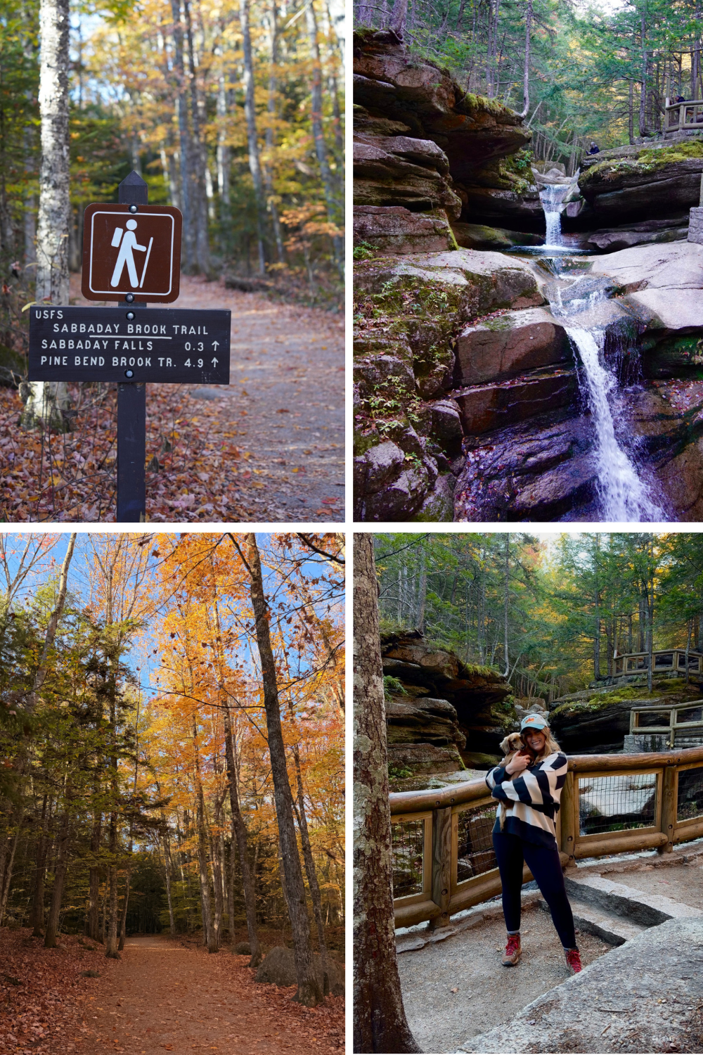 photos of sabbaday falls in new hampshire
