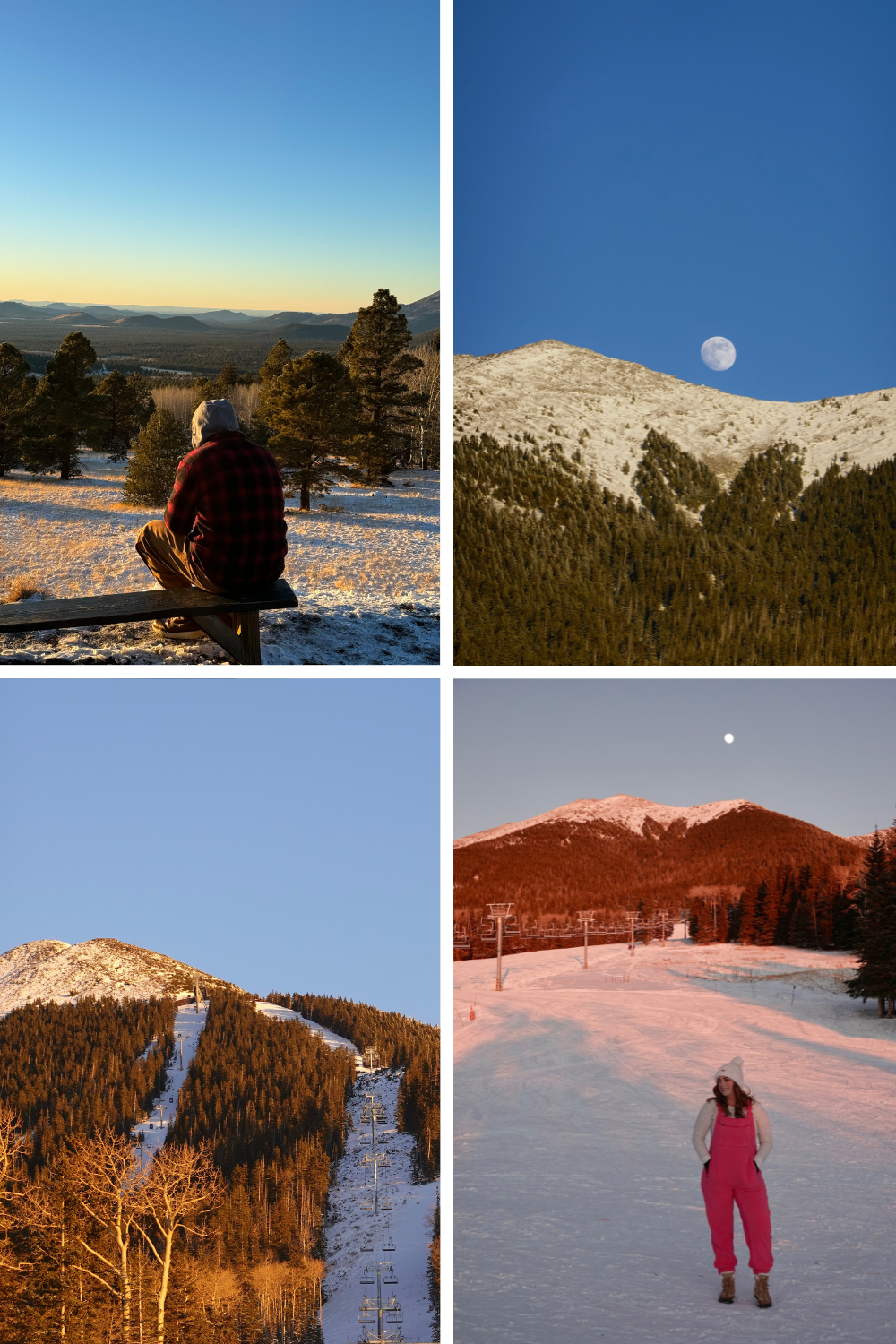 photos of winter at arizona snowbowl