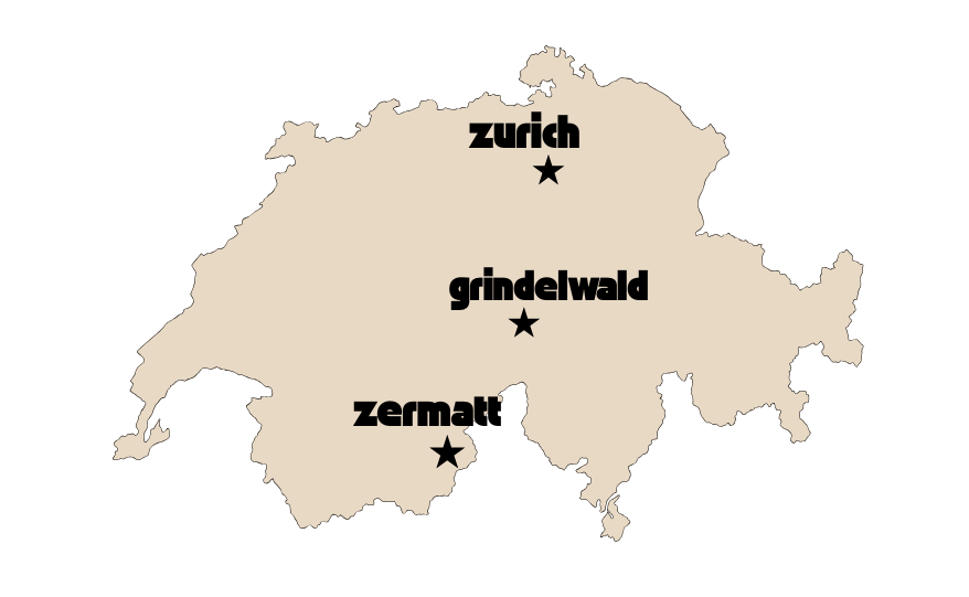 photo of matterhorn and the route to zermatt