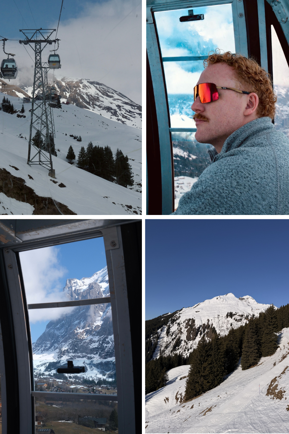 photos of the gondola in grindelwald switzerland