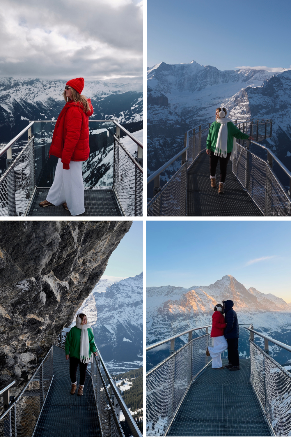 photos of the first cliff walk in grindelwald