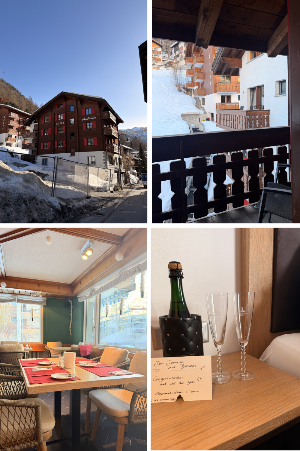 photos of hotel ambiance in zermatt