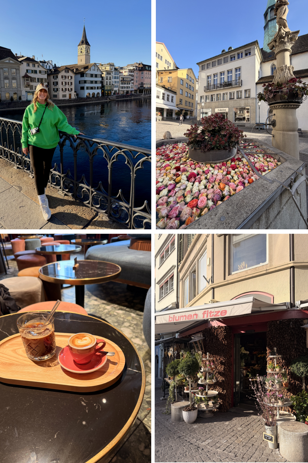 photos of old town zurich